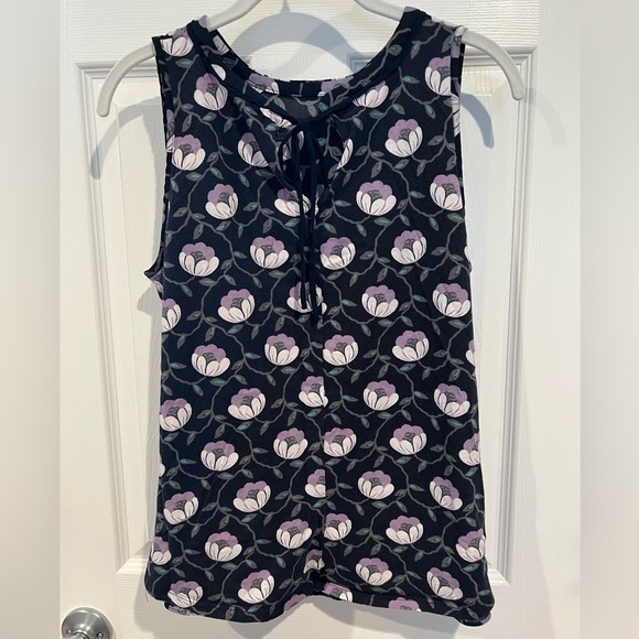 Loft Outlet Floral Sleeveless Top - Picture 2 of 6